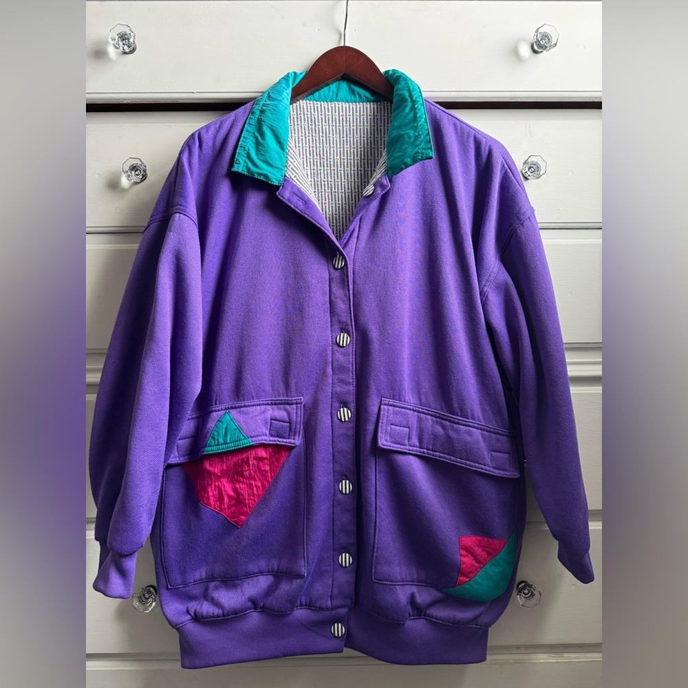 Vintage Sweatshirt Jacket